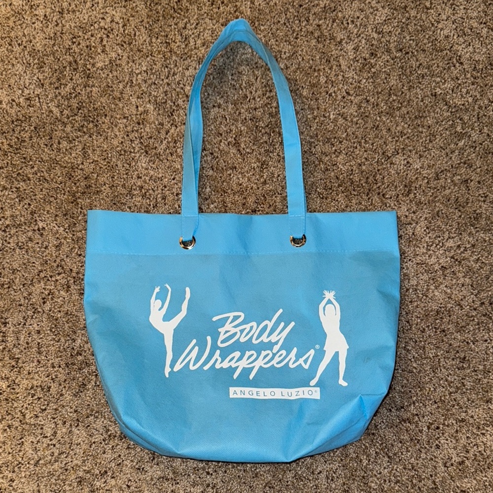 NWOT Body Wrappers Blue Tote Bag